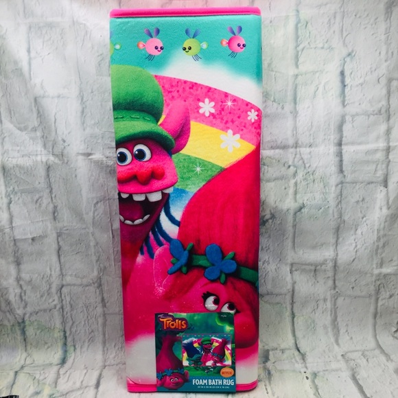 Trolls Foam Bath Rug 20” x 30”